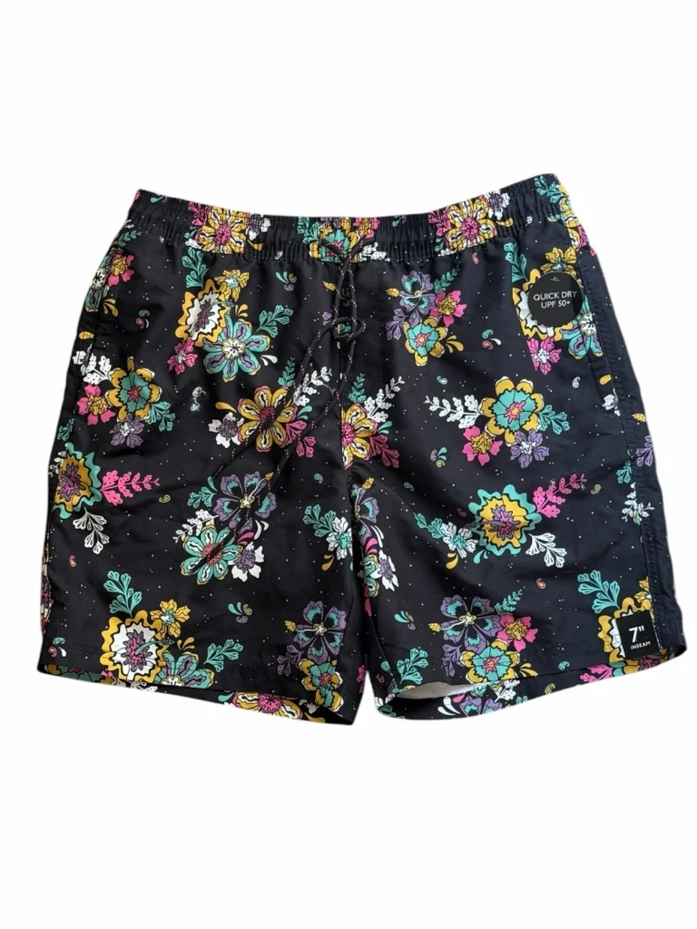 NWT M No Boundaries Pool Party Swim Trunks Men’s Graphic Print Board Shorts